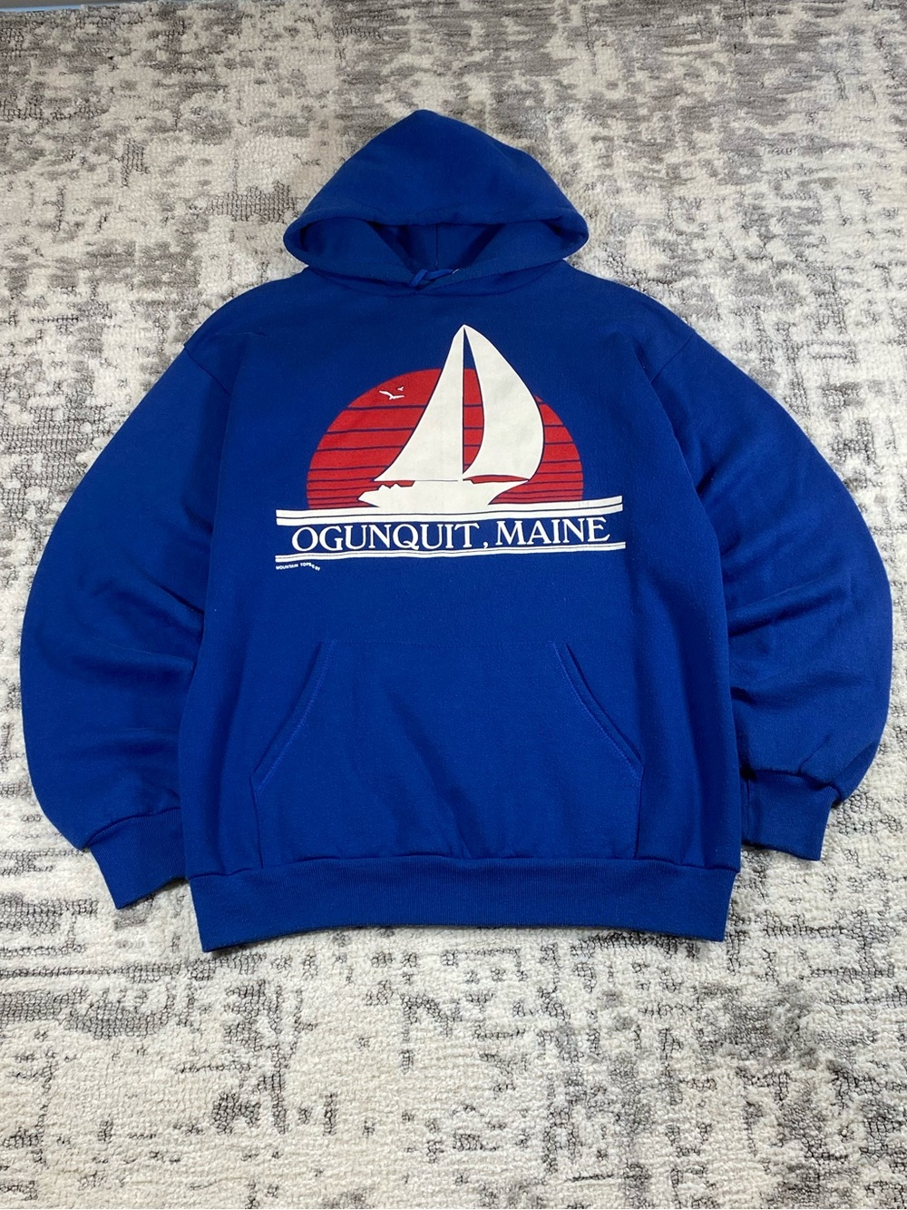 Vintage 1987 Jerzees Ogunquit Maine Hoodie